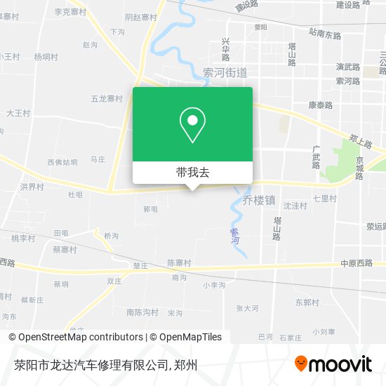 荥阳市龙达汽车修理有限公司地图