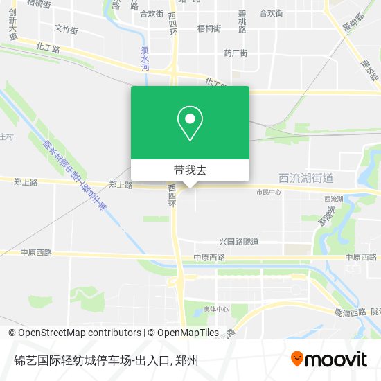 锦艺国际轻纺城停车场-出入口地图