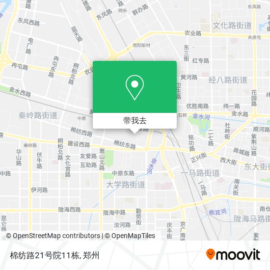 棉纺路21号院11栋地图