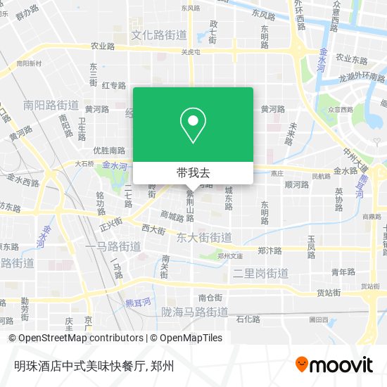 明珠酒店中式美味快餐厅地图