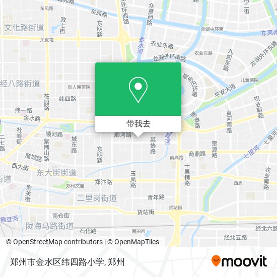 郑州市金水区纬四路小学地图