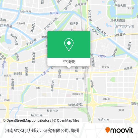 河南省水利勘测设计研究有限公司地图