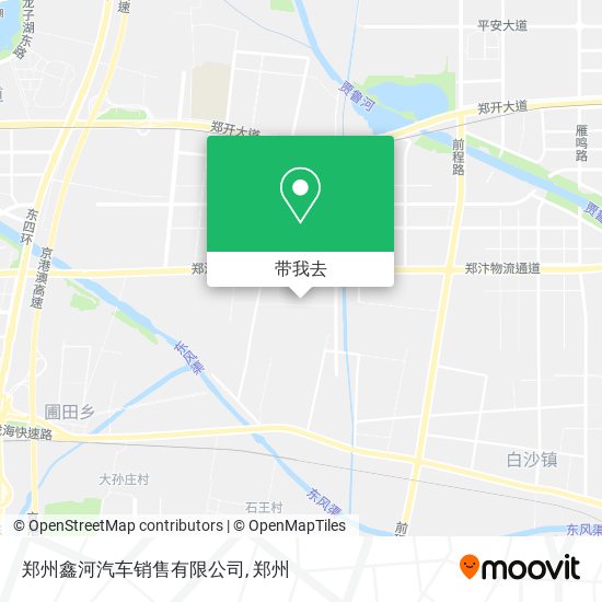 郑州鑫河汽车销售有限公司地图