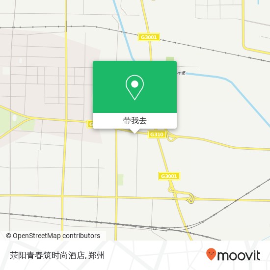 荥阳青春筑时尚酒店地图