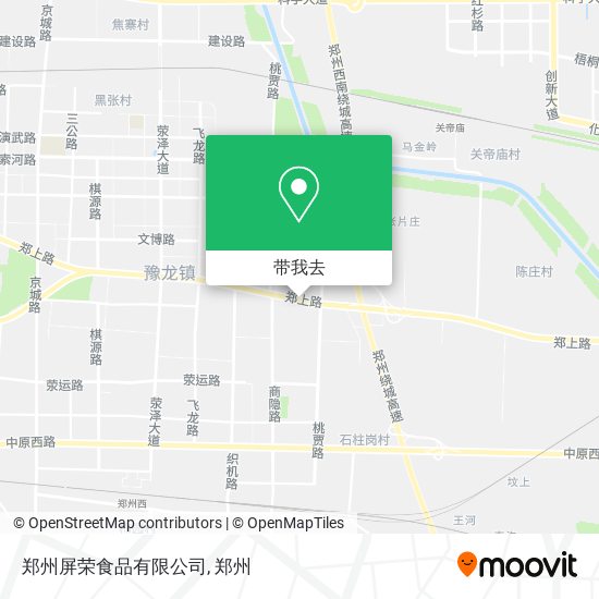 郑州屏荣食品有限公司地图