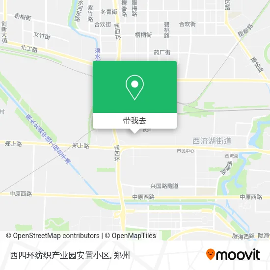 西四环纺织产业园安置小区地图