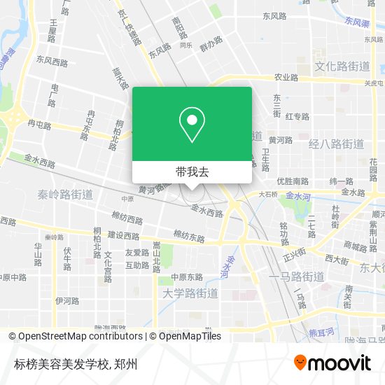 标榜美容美发学校地图