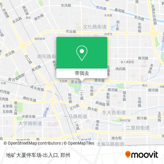 地矿大厦停车场-出入口地图