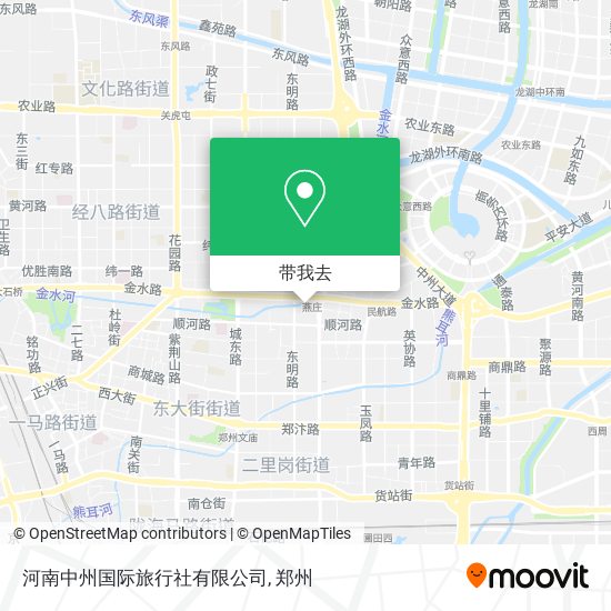 河南中州国际旅行社有限公司地图