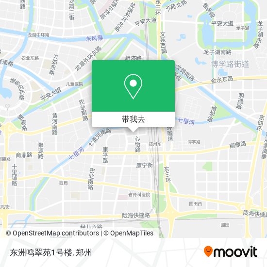 东洲鸣翠苑1号楼地图