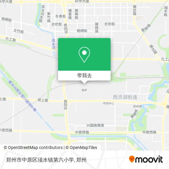 郑州市中原区须水镇第六小学地图