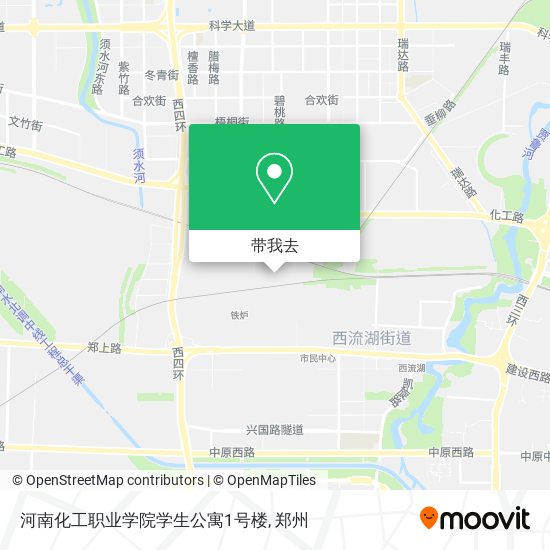 河南化工职业学院学生公寓1号楼地图