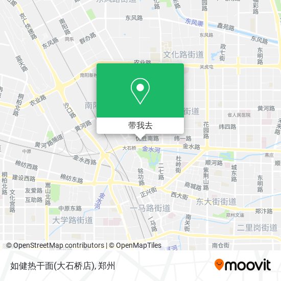 如健热干面(大石桥店)地图