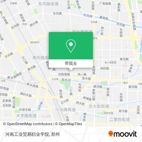 河南工业贸易职业学院地图