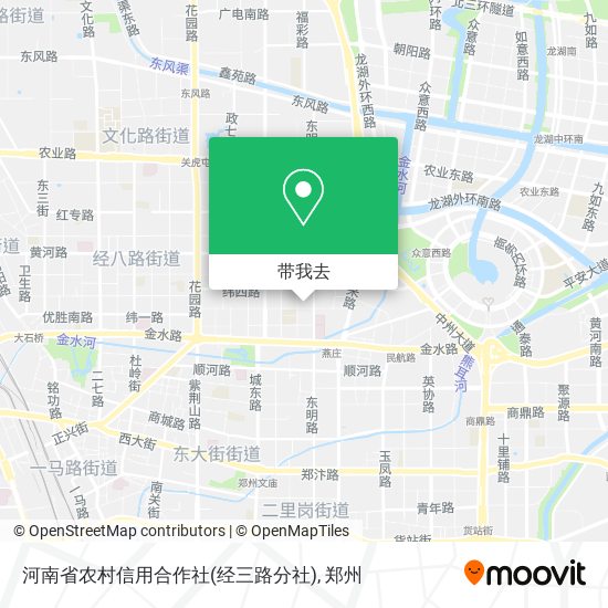 河南省农村信用合作社(经三路分社)地图