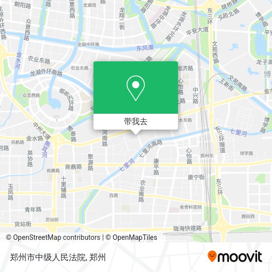 郑州市中级人民法院地图
