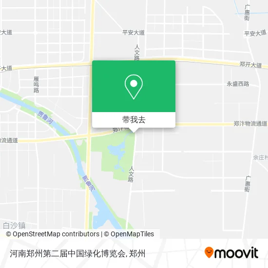 河南郑州第二届中国绿化博览会地图