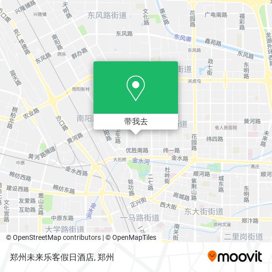 郑州未来乐客假日酒店地图