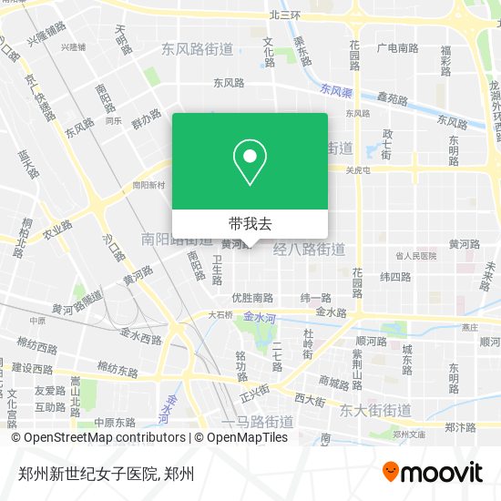 郑州新世纪女子医院地图