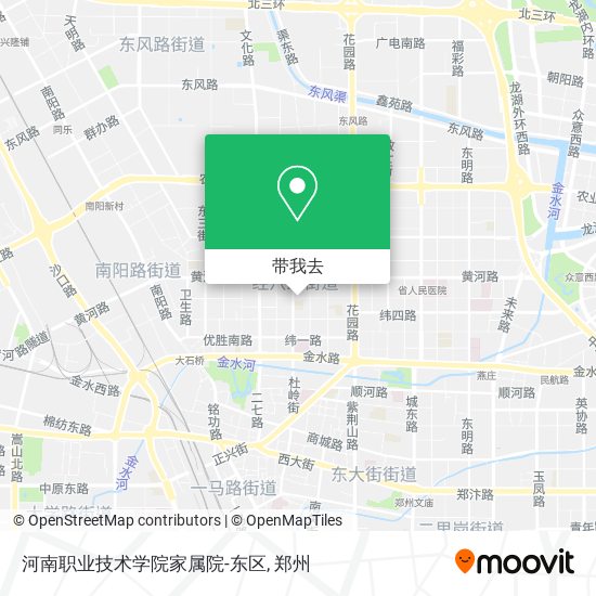 河南职业技术学院家属院-东区地图