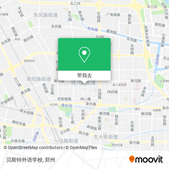 贝斯特外语学校地图