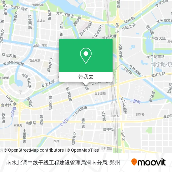 南水北调中线干线工程建设管理局河南分局地图