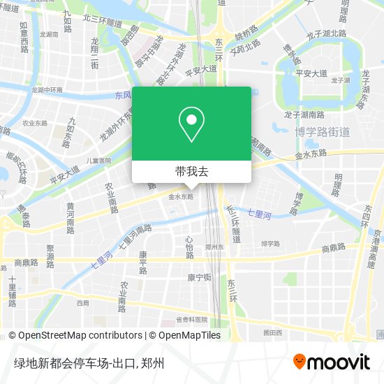 绿地新都会停车场-出口地图