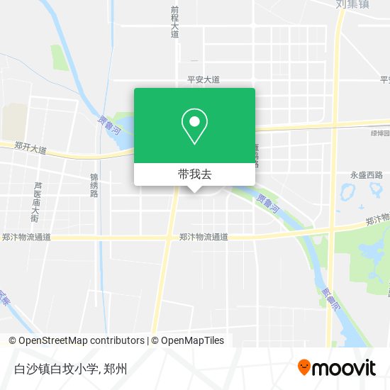 白沙镇白坟小学地图