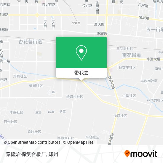 豫隆岩棉复合板厂地图
