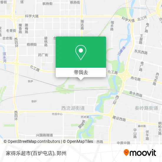 家得乐超市(百炉屯店)地图