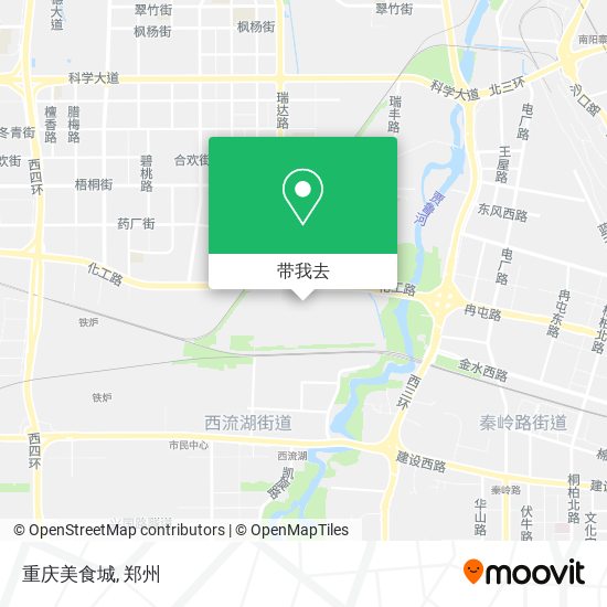 重庆美食城地图