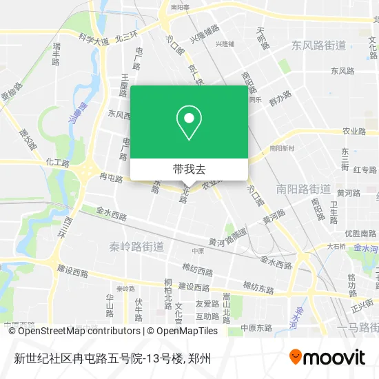 新世纪社区冉屯路五号院-13号楼地图