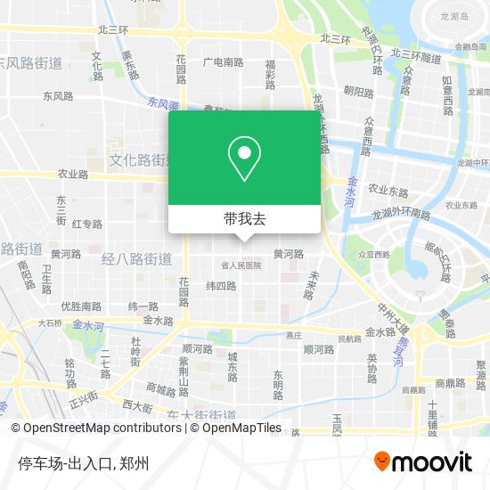 停车场-出入口地图