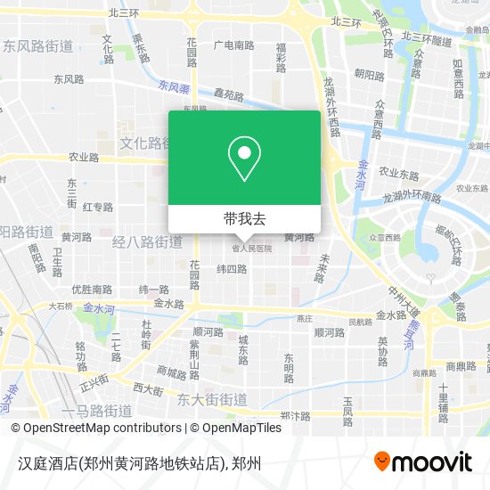 汉庭酒店(郑州黄河路地铁站店)地图