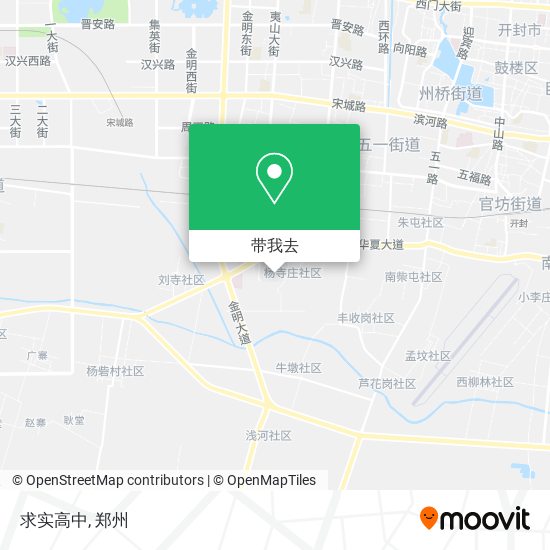 求实高中地图