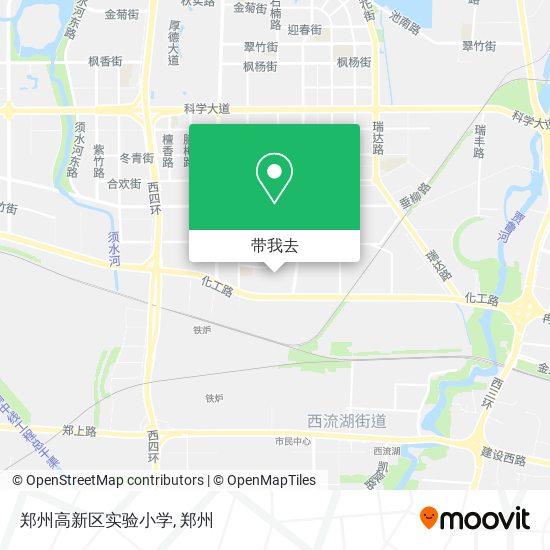 郑州高新区实验小学地图