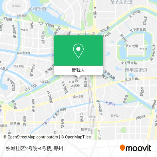 祭城社区2号院-4号楼地图