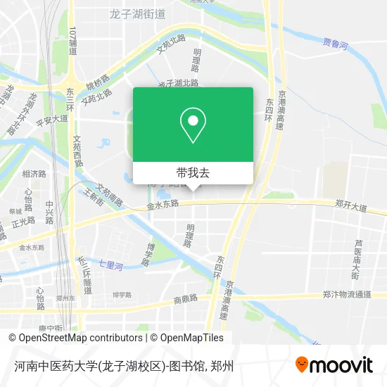 河南中医药大学(龙子湖校区)-图书馆地图