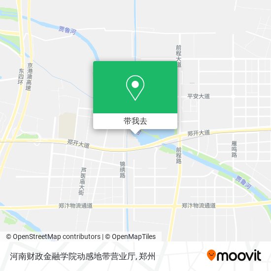 河南财政金融学院动感地带营业厅地图