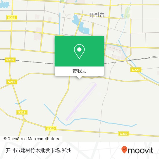 开封市建材竹木批发市场地图