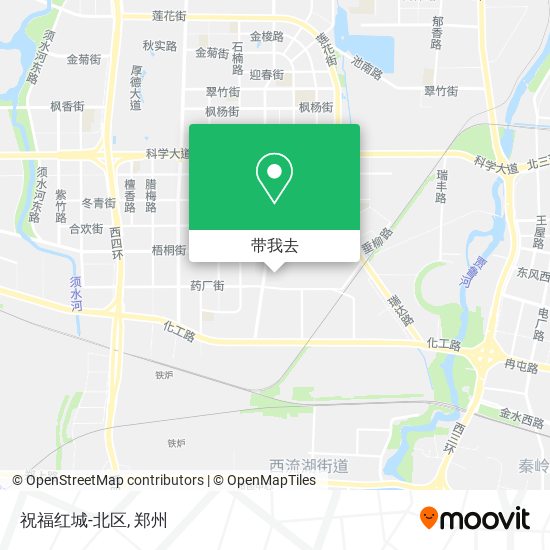 祝福红城-北区地图