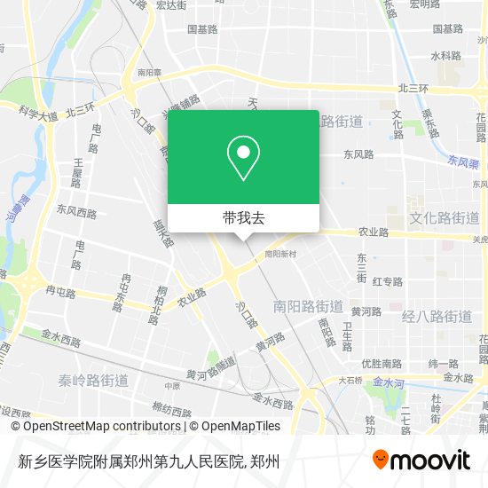 新乡医学院附属郑州第九人民医院地图