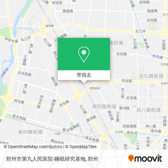郑州市第九人民医院-睡眠研究基地地图