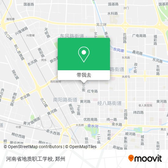 河南省地质职工学校地图
