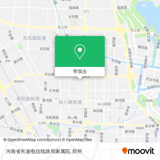 河南省长途电信线路局家属院地图