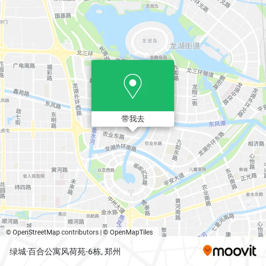 绿城·百合公寓风荷苑-6栋地图