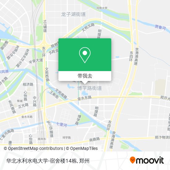 华北水利水电大学-宿舍楼14栋地图