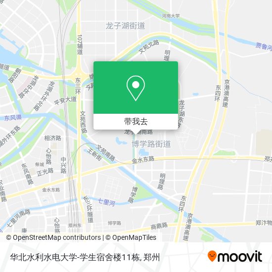 华北水利水电大学-学生宿舍楼11栋地图