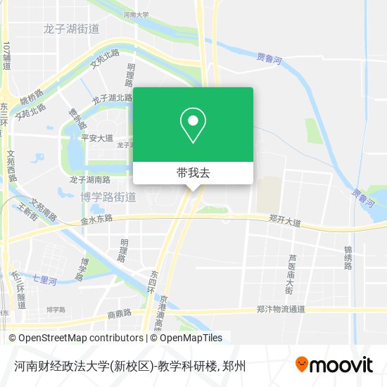 河南财经政法大学(新校区)-教学科研楼地图