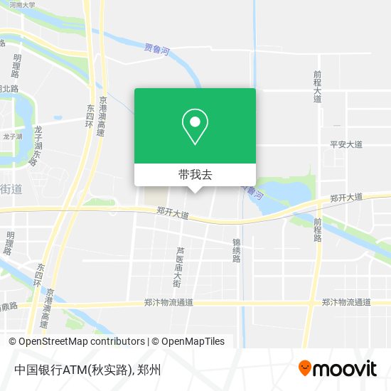 中国银行ATM(秋实路)地图